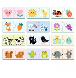 Djeco duo puzzel kleuren