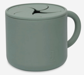 jollein siliconen snackcup | ash green