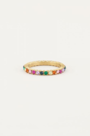 My jewellery ring | goud vintage ring mutikleur.