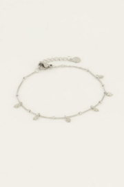 My Jewellery armband | armband klavertjes zilver