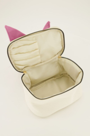 My Jewellery beige toilettas met roze strik