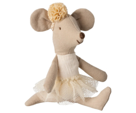 Maileg muis klein zus ballerina off white