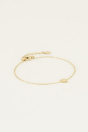 My Jewellery armband | armband klavertje goud
