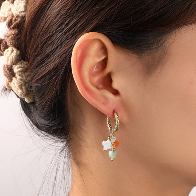 Go Dutch Label oorbellen summerhoop - 14k