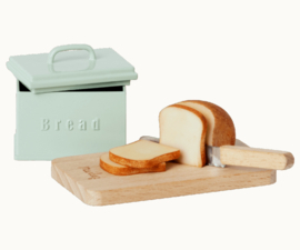 Maileg Mini broodtrommel met plank en mes