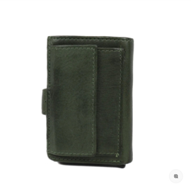 Bear design Card holder 'Evie' groen