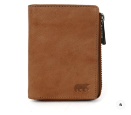 Bear design Ritsportemonneetje 'Gungun' Taupe