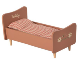 Maileg houten bed roze | teddy moeder