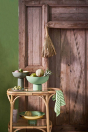 Pip Studio Hoge Schaal Metaal Groen 23cm