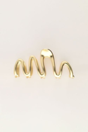 My jewellery gouden haarclip met twist