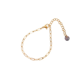 Go Dutch Label armband | schakels goud.