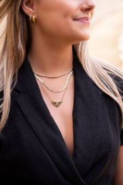 My Jewellery ketting | platte schakelketting goud