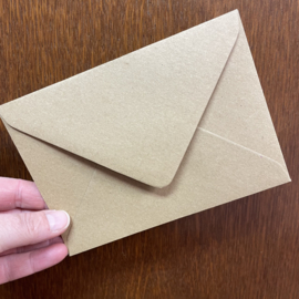 boodschap envelop groot kaartje