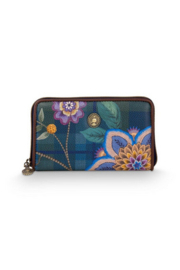Pip Studio Willow Wallet Flores Felices Dark Blue 18x3x11cm