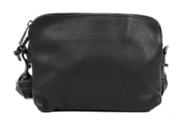 Bear design Unisex schoudertasje 'simon' zwart