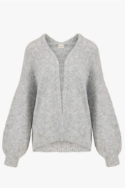 zusss openvallend vest lichtgrijs
