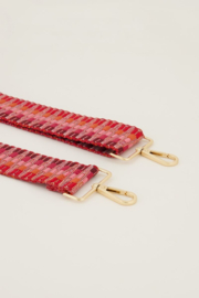 My Jewellery roze bag strap met patroon