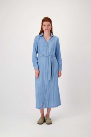zusss Zusss Tencel Denim Jurk Light Blue Denim
