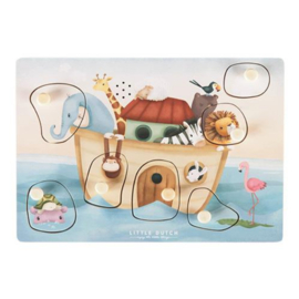 little dutch puzzel geluidenpuzzel ark van Noah