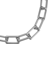 rose en camellia armband chunky rechthoek zilver