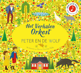 Boek het verhalen orkest Peter en de wolf | prentenboek met geluid