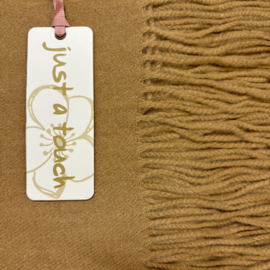 Just a touch sjaal beige