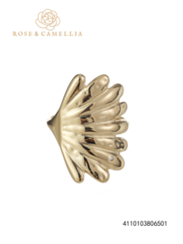 rose en camellia verstelbare ring