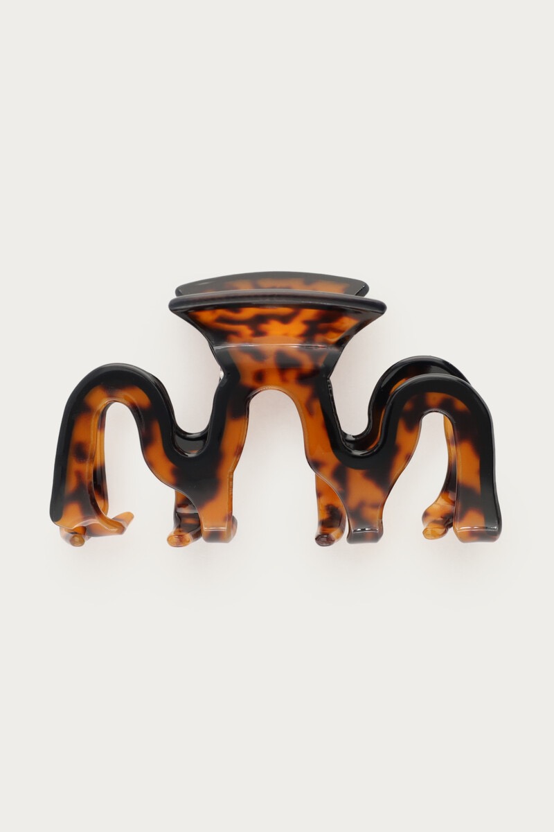 my jewellery haarclip bruin met twist