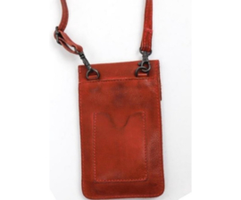 Bear Design telefoontasje 'Priya'  | rood
