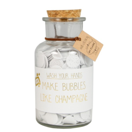 My Flame handzeep - make bubbles like champagne - amber's secret