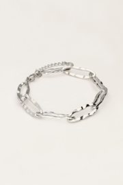 My jewellery armband schakel ovaal zilver