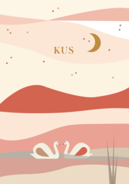 wenskaart Saskia Rasink | kus