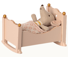 Maileg | houten wiegje roze