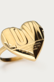 My Jewellery Bold ring met love hart