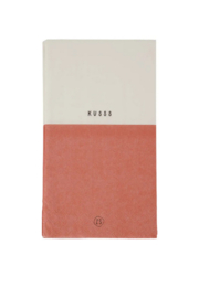 zusss servetten kusss 11x20cm wit/oudroze
