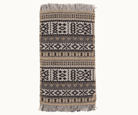 Maileg vloerkleed | zwart met bruin