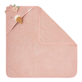 Little Dutch Badcape Flamingo - Roze