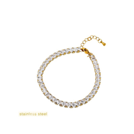 Go Dutch Label armband Classic Tennis Bracelet goud