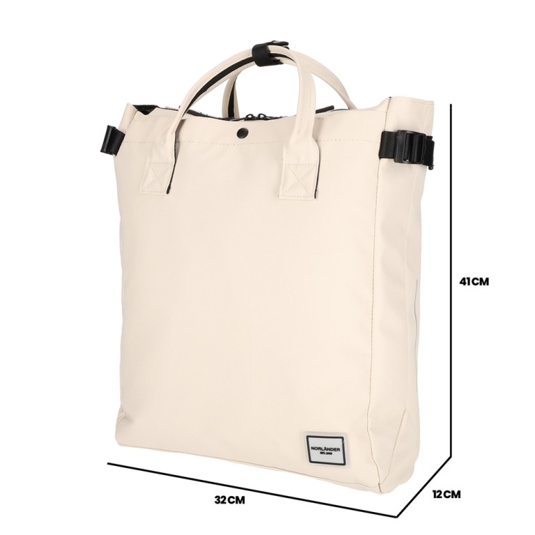 prospectt Norländer Fiets Shopper Rugtas Boston Off-White