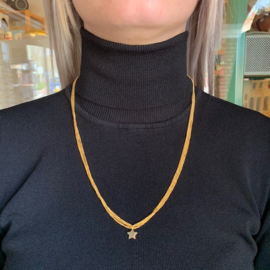 Go Dutch Label ketting | ster goud.