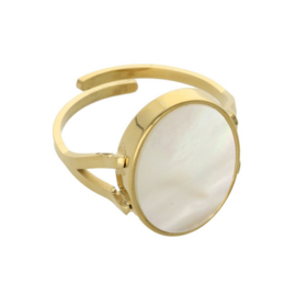 Camps & Camps ring Oval Mother Of Pearl Ring