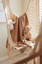 Jollein deken wieg 75x100cm | biscuit\fleece
