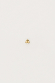 My jewellery Iconic oor piercing met drie bolletjes goud