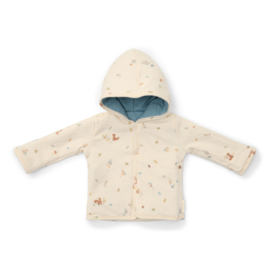 Little Dutch new born reversible jasje stone blue