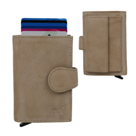 Bear design Card holder 'Evie' Feather