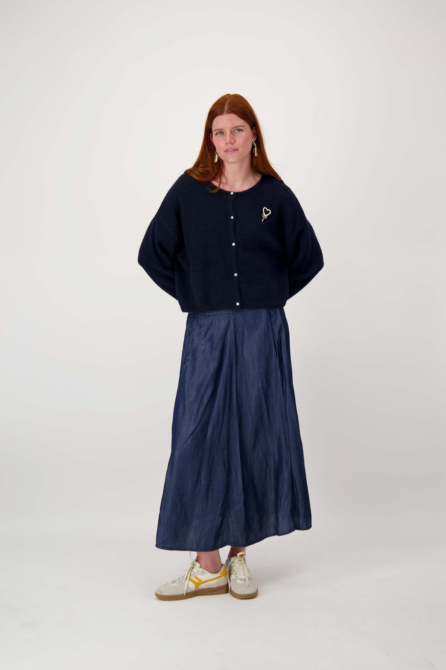 zusss basic vestje night blue