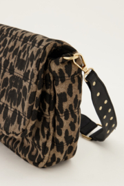 My jewellery panterprint schoudertas