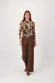 zusss Mesh Top Met Vlekken Print