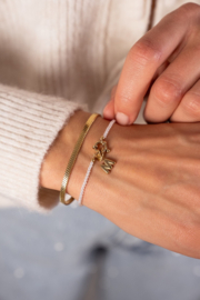 My jewellery armband platte schakel goud