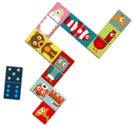 Djeco spel | domino puzzel dieren